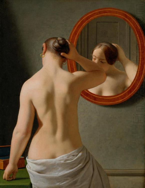 Christoffer Wilhelm Eckersberg Nude (Morning Toilette) (mk09) china oil painting image